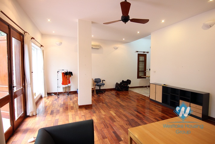 Beautiful house with large yard for rent on Dang Thai Mai, Tay Ho, Hanoi